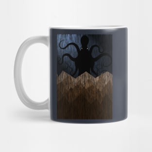 Cthulhu's mountains of madness - blue Mug